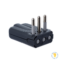 ENCHUFE MACHO VOLANTE CONVERTIBLE 2P+T 10A GRIS BTICINO