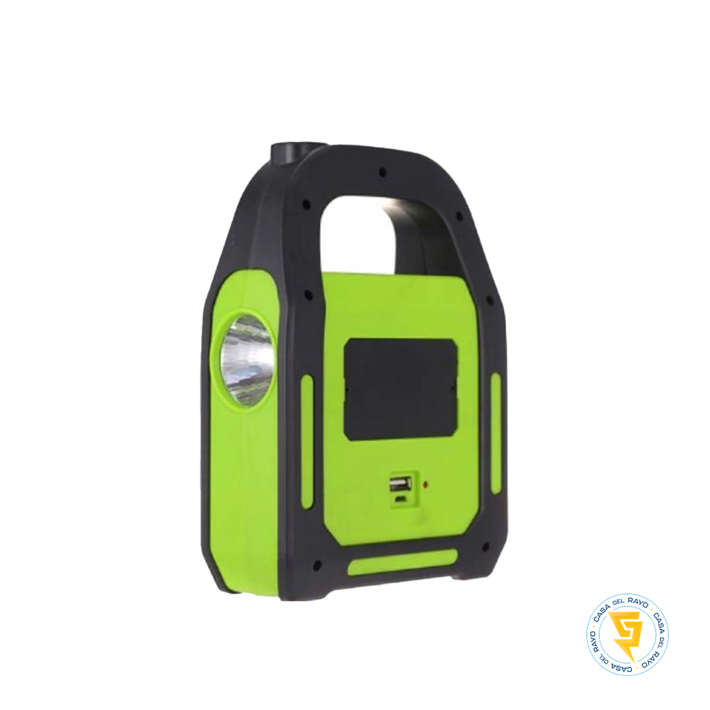 LINTERNA LED RECARGABLE USB/SOLAR 3W HURRY BOLT