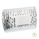 ENCHUFE HEMBRA TRIPLE 2P+T 10/16A COMPACTO ARIS PRO BLANCO MEC