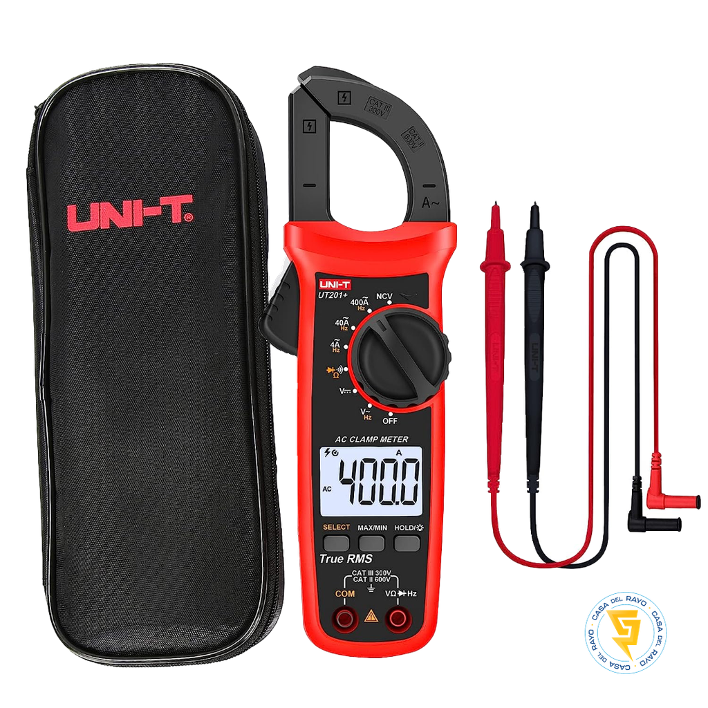 VOLTAMPERIMETRO DE TENAZA (MULTIMETRO,TESTER) UT201+ UNI-T