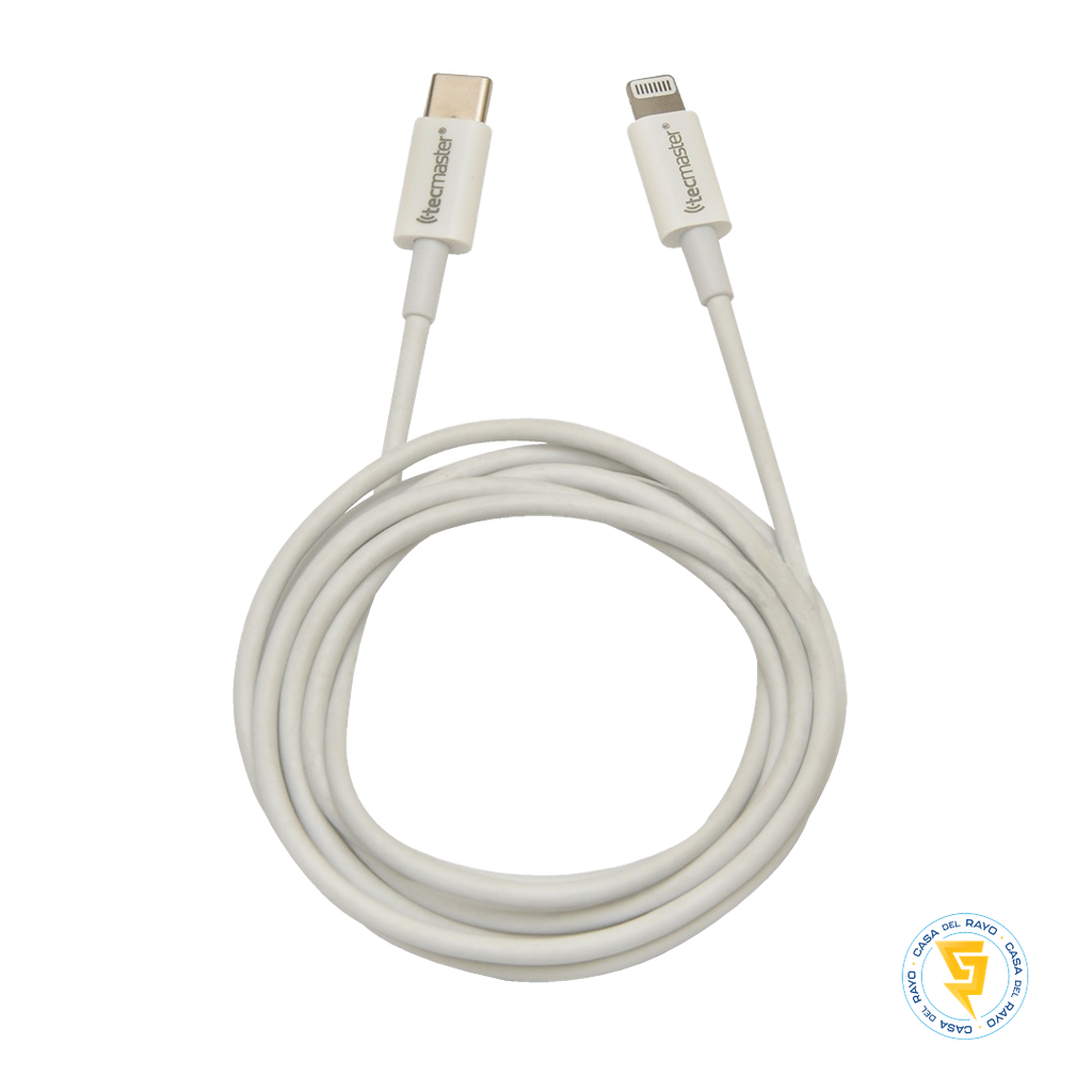 CARGADOR DE PARED PARA IPHONE QUICK CHARGE TIPO C 3A TECMASTER