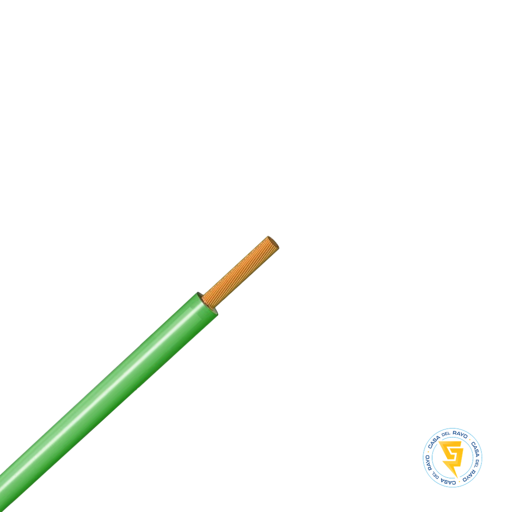 CABLE THHN 10AWG VERDE (5.26mm)