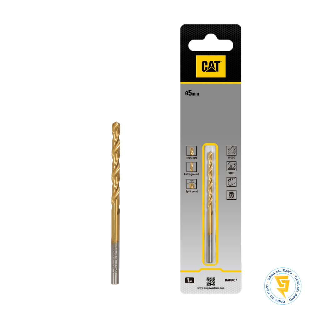BROCA HSS TITANIO 5.0MM CAT