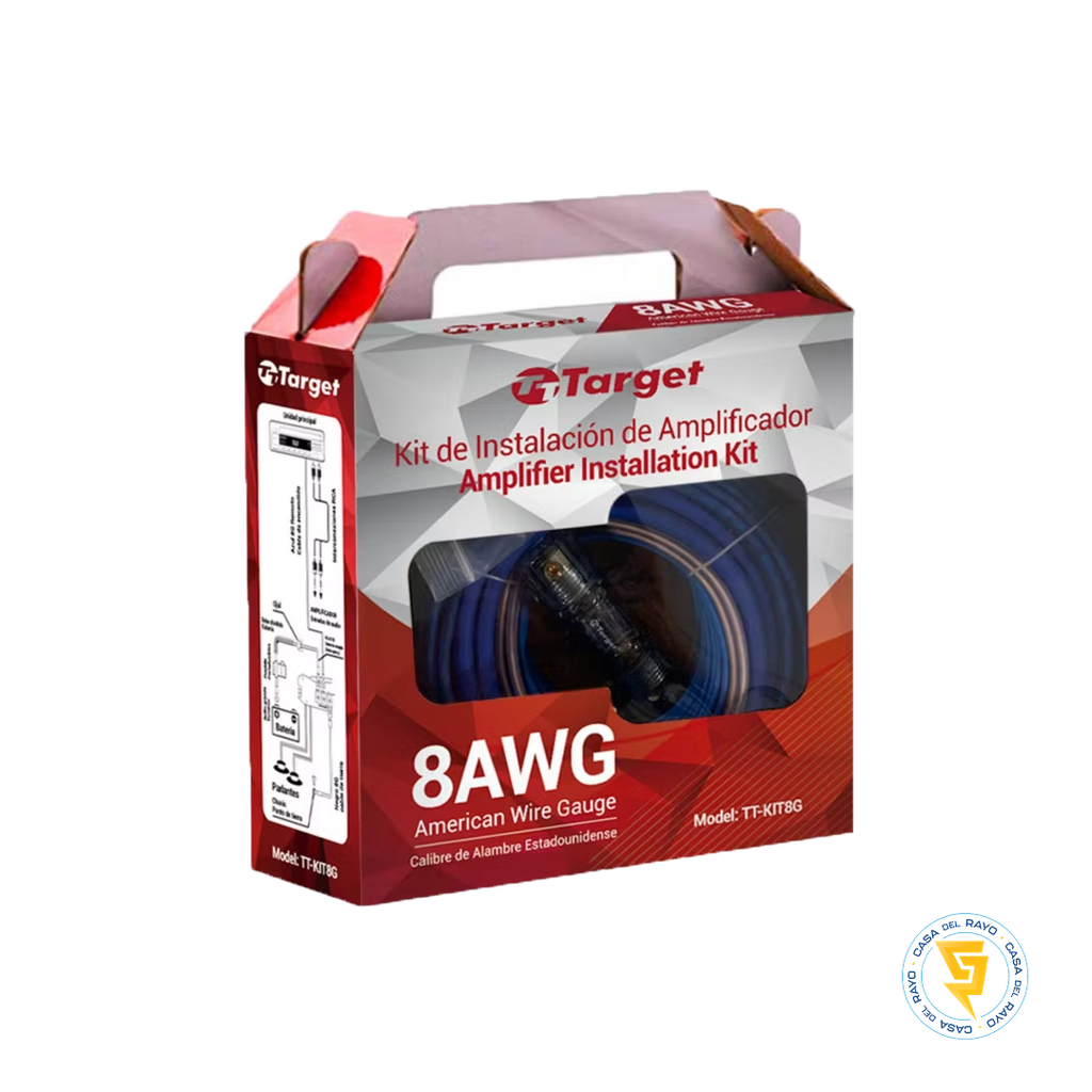 KIT DE INSTALACIÓN DE AMPLIFICADOR AUTOMOVIL TARGET