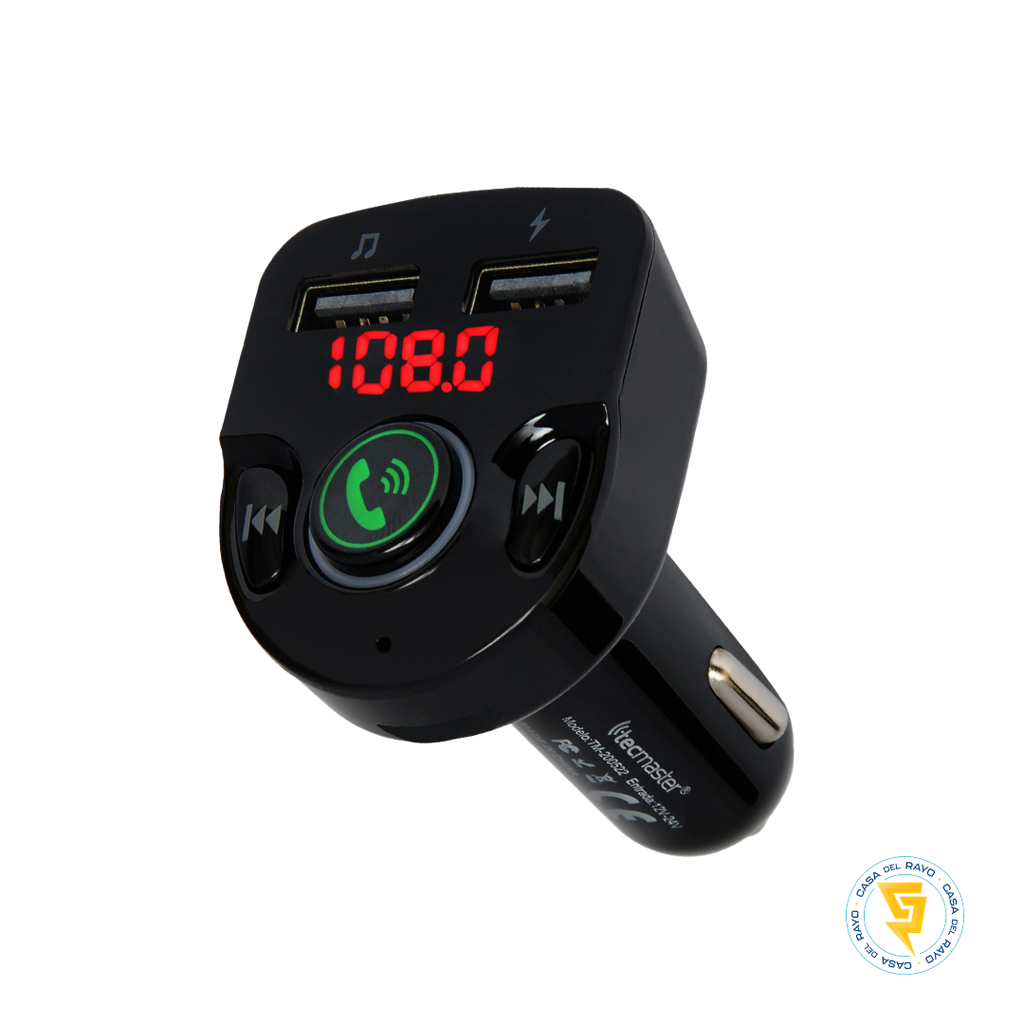 TRANSMISOR FM BLUETOOTH TECMASTER