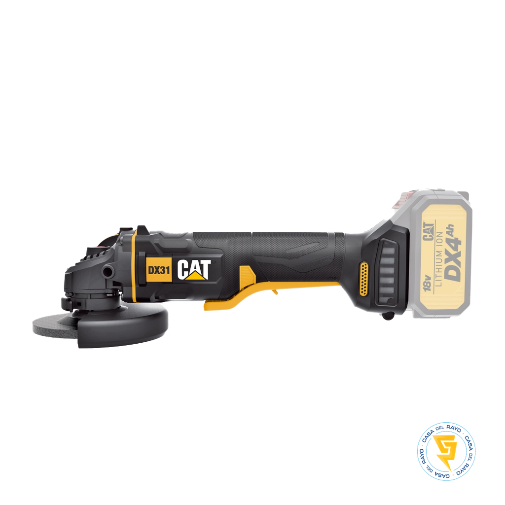 ESMERIL ANGULAR INALAMBRICO 4 1/2" (NO INCLUYE CARGADOR, NI BATERIAS) DX31B CAT