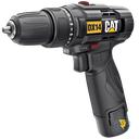 TALADRO ATORNILLADOR INALAMBRICO 10MM (INCLUYE BATERIA Y CARGADOR) CAT