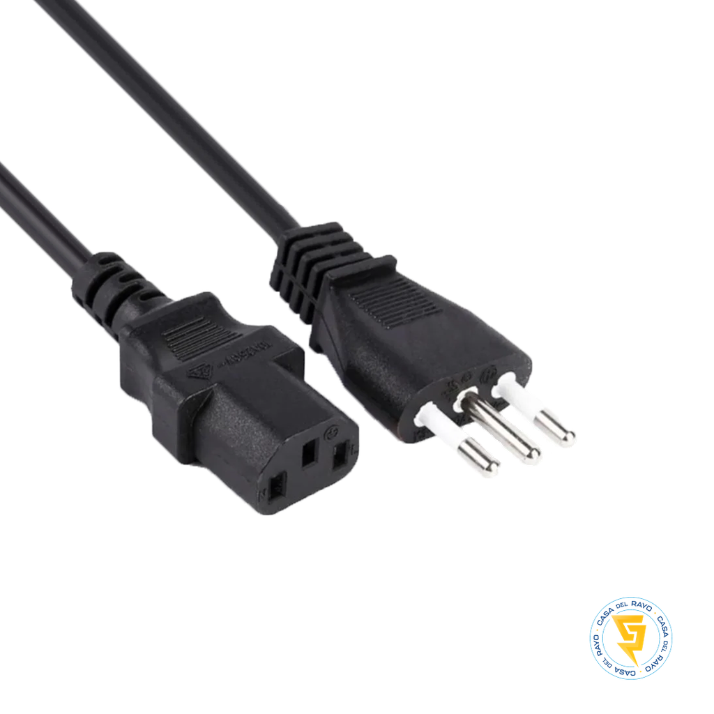 CABLE DE PODER PARA PC 1.8M NEGRO 2500W LEXO