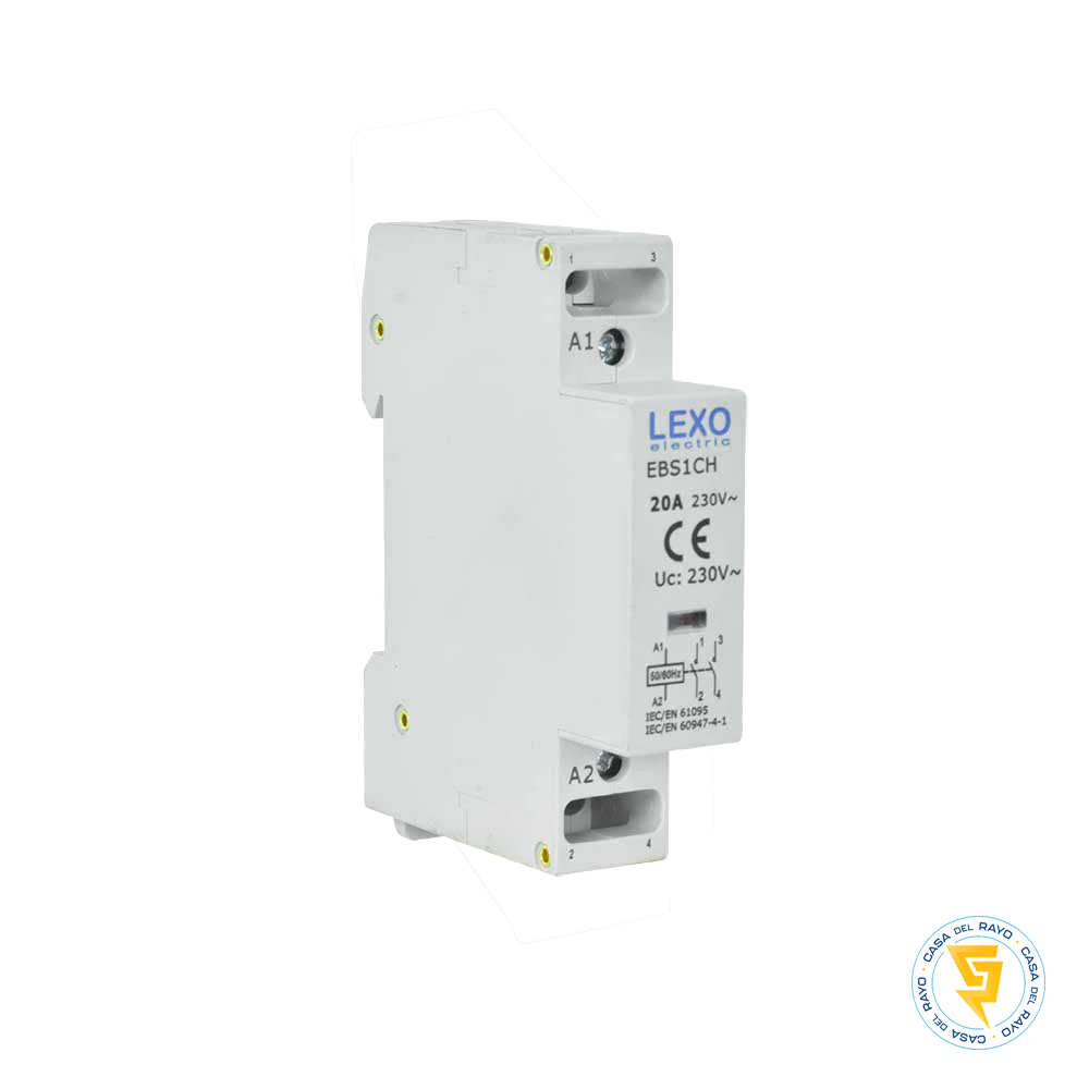 CONTACTOR MODULAR 20A 220V 2NA LEXO