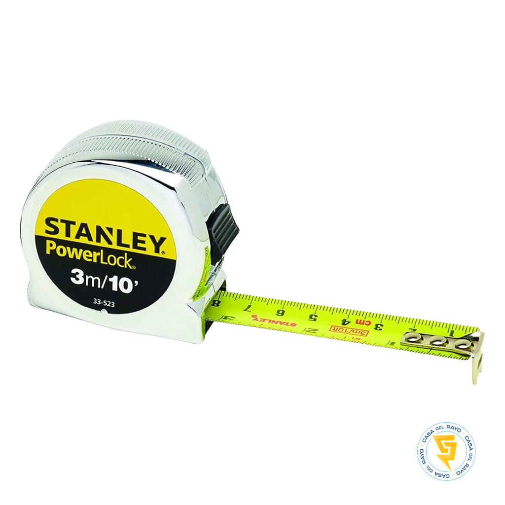 CINTA DE MEDIR POWERLOCK 3MT STANLEY