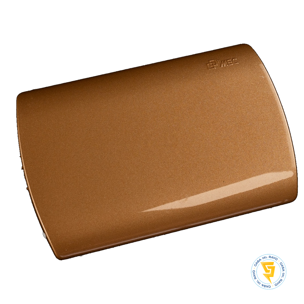 PLACA CIEGA ARIS DORADO MEC