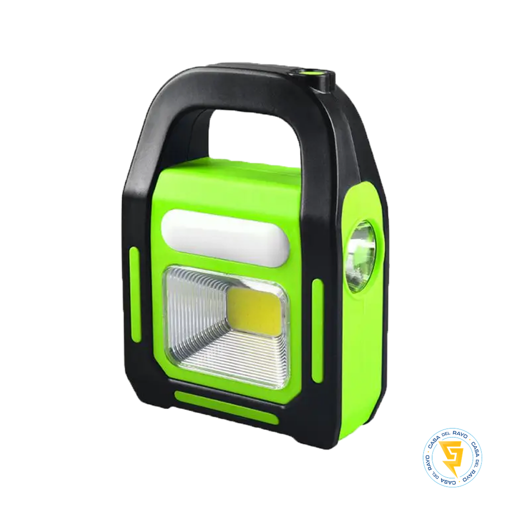 LINTERNA LED RECARGABLE USB/SOLAR 3W HURRY BOLT