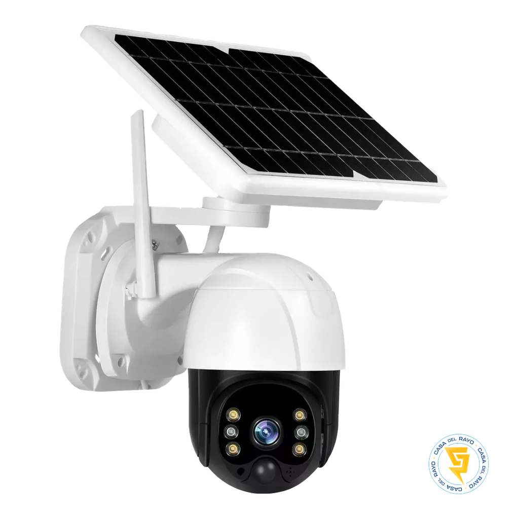 CAMARA DE VIGILANCIA IP WIFI SOLAR EXTERIOR PTZ CAMERA