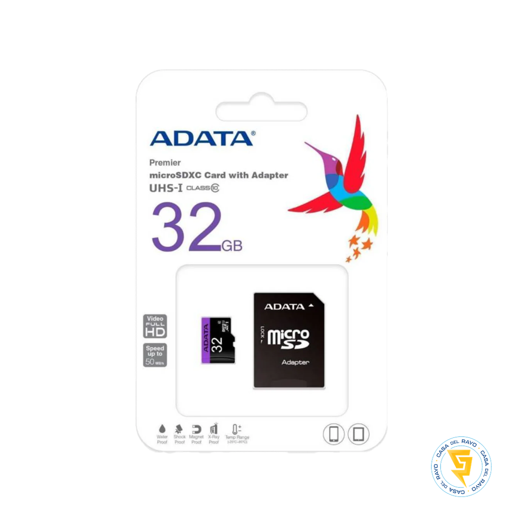 MICRO SD 32GB CLASE 10 ADATA