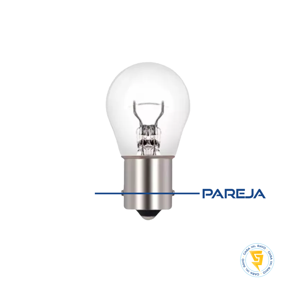 AMPOLLETA DE VEHICULO 1 CONTACTO PATA PAREJA 12V/21W TIPO 93 TRIFA