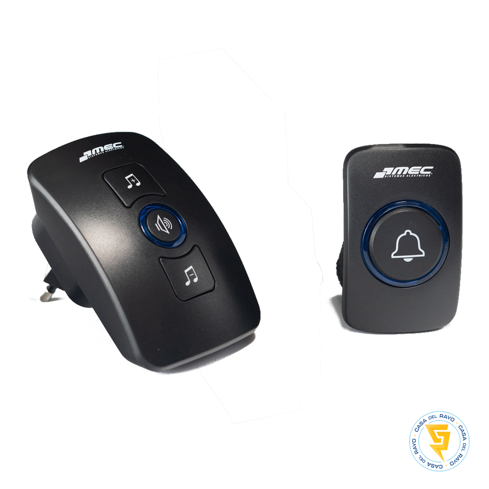 TIMBRE INALAMBRICO M150 32 TONOS NEGRO MEC