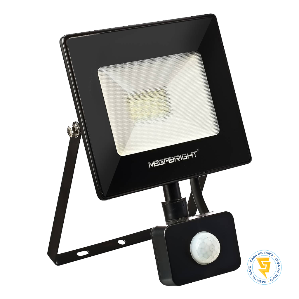 PROYECTOR LED IP65 CON SENSOR 30W MEGABRIGHT 6.000K