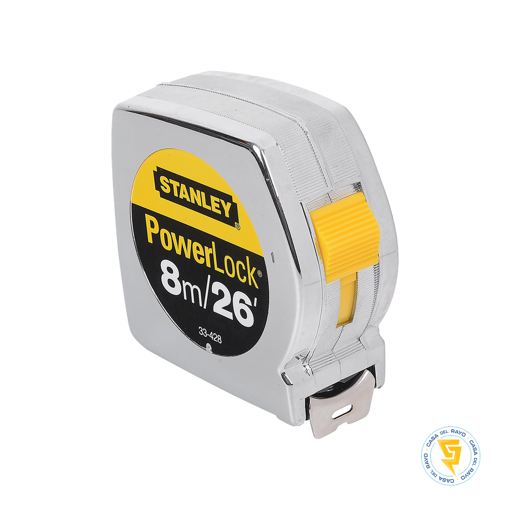 CINTA DE MEDIR POWERLOCK 8MT STANLEY