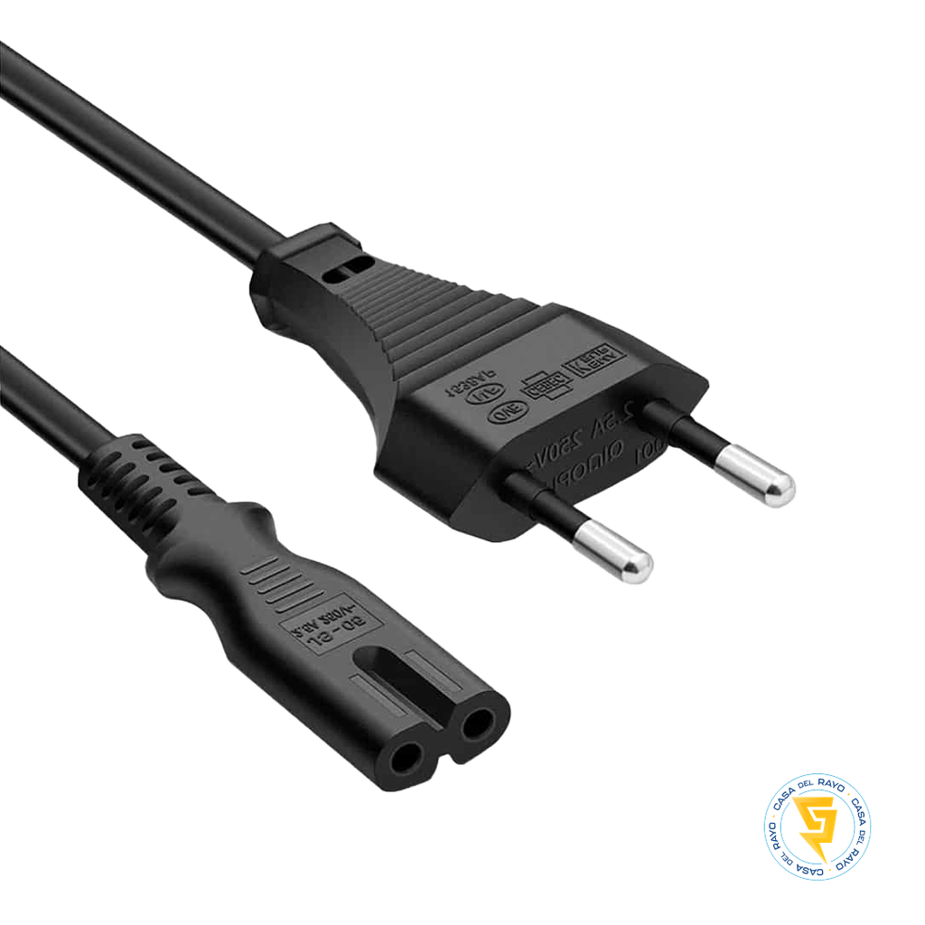 CABLE DE PODER TIPO 8  LEXO 1.8 METROS