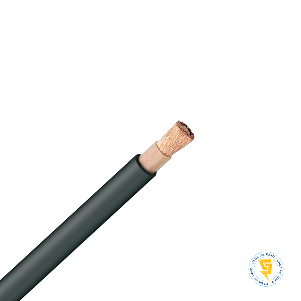 CABLE SUBTERRANEO SUPERFLEX N° 6AWG (13.3mm) NEGRO