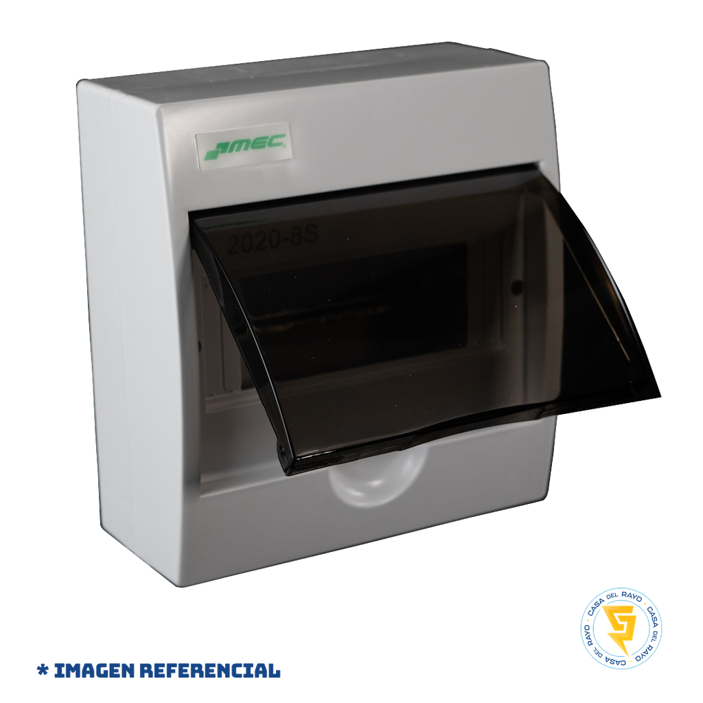 TABLERO SOBREPUESTO 6 POSICIONES MEC  LIBRE DE HALOGENO