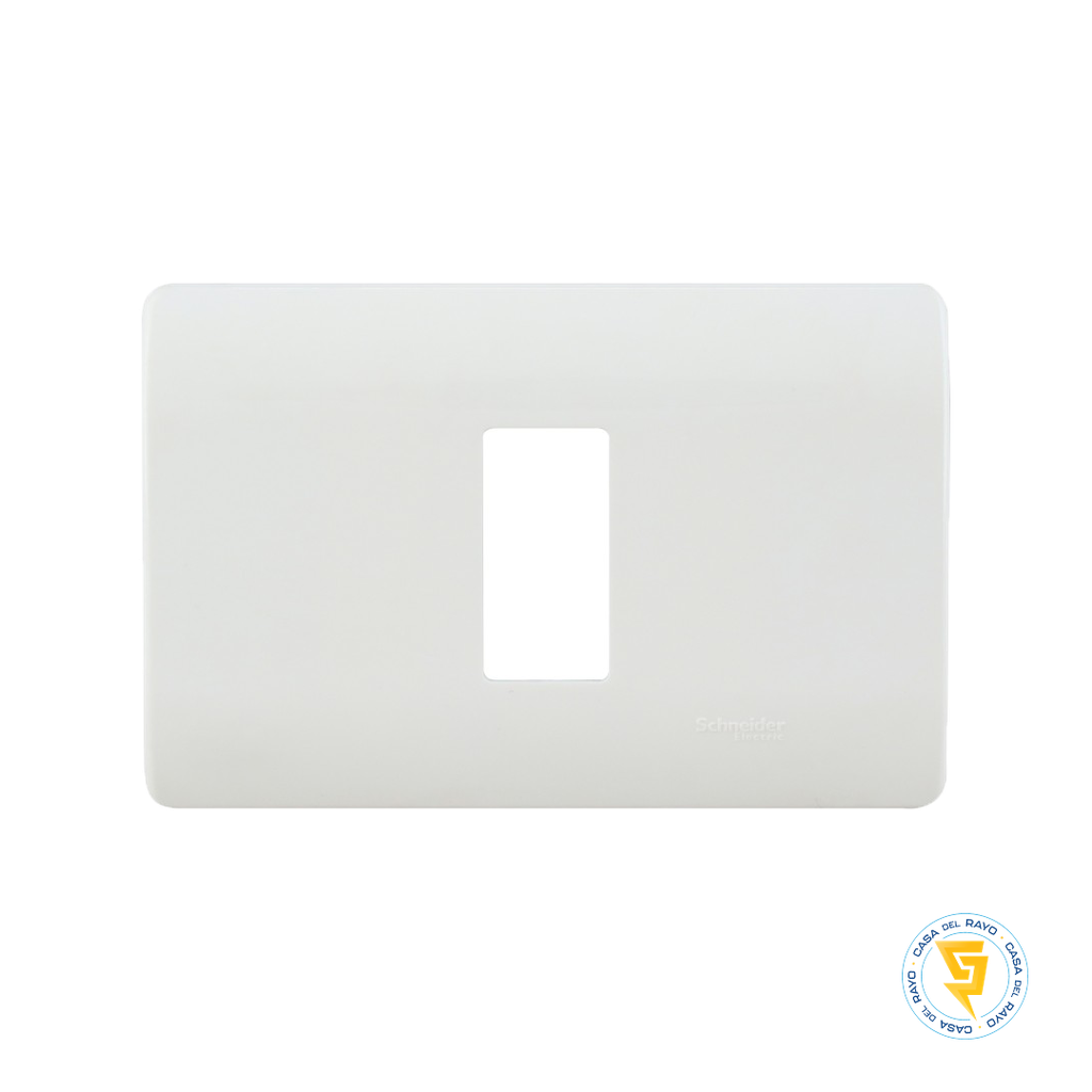 PLACA 1 MODULO GENESIS BLANCO SCHNEIDER ELECTRIC