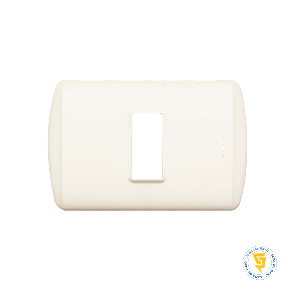 PLACA 1 MODULO MODUS PLUS BLANCO BTICINO