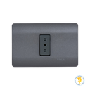 ENCHUFE SENCILLO 2P+T 10A GENESIS HUMO/NOIR SCHNEIDER ELECTRIC