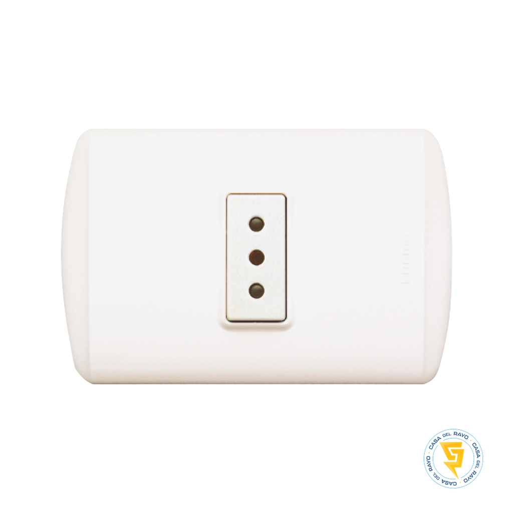ENCHUFE SENCILLO 2P+T 10A. MODUS PLUS BTICINO