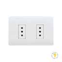 ENCHUFE DOBLE 2P+T 10A GENESIS BLANCO SCHNEIDER ELECTRIC