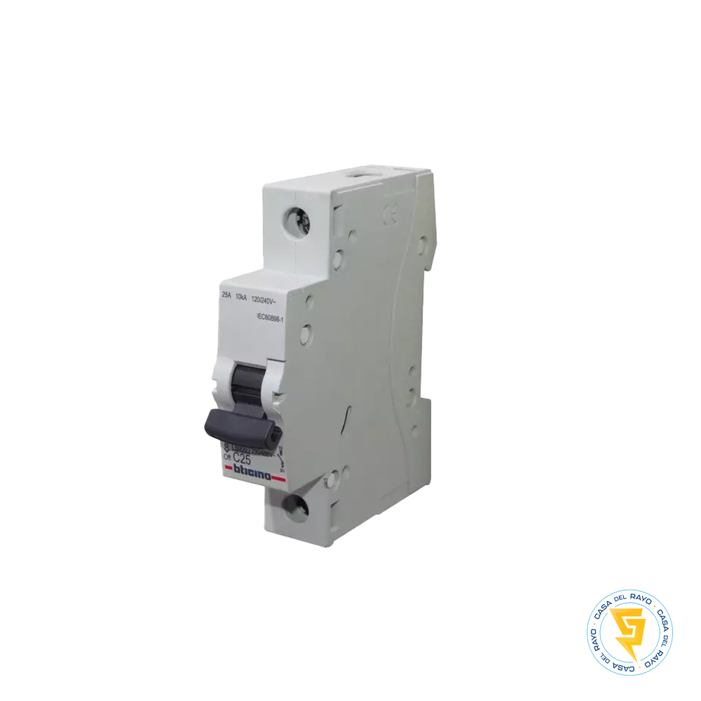 AUTOMATICO MONOFASICO 1X25A BTICINO  / CURVA C - 6K