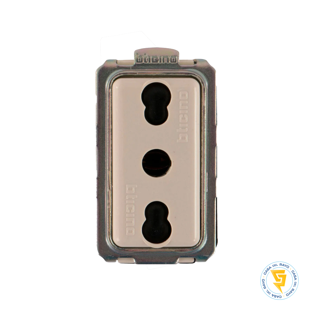 MODULO ENCHUFE 2P+T 10/16A MAGIC BTICINO