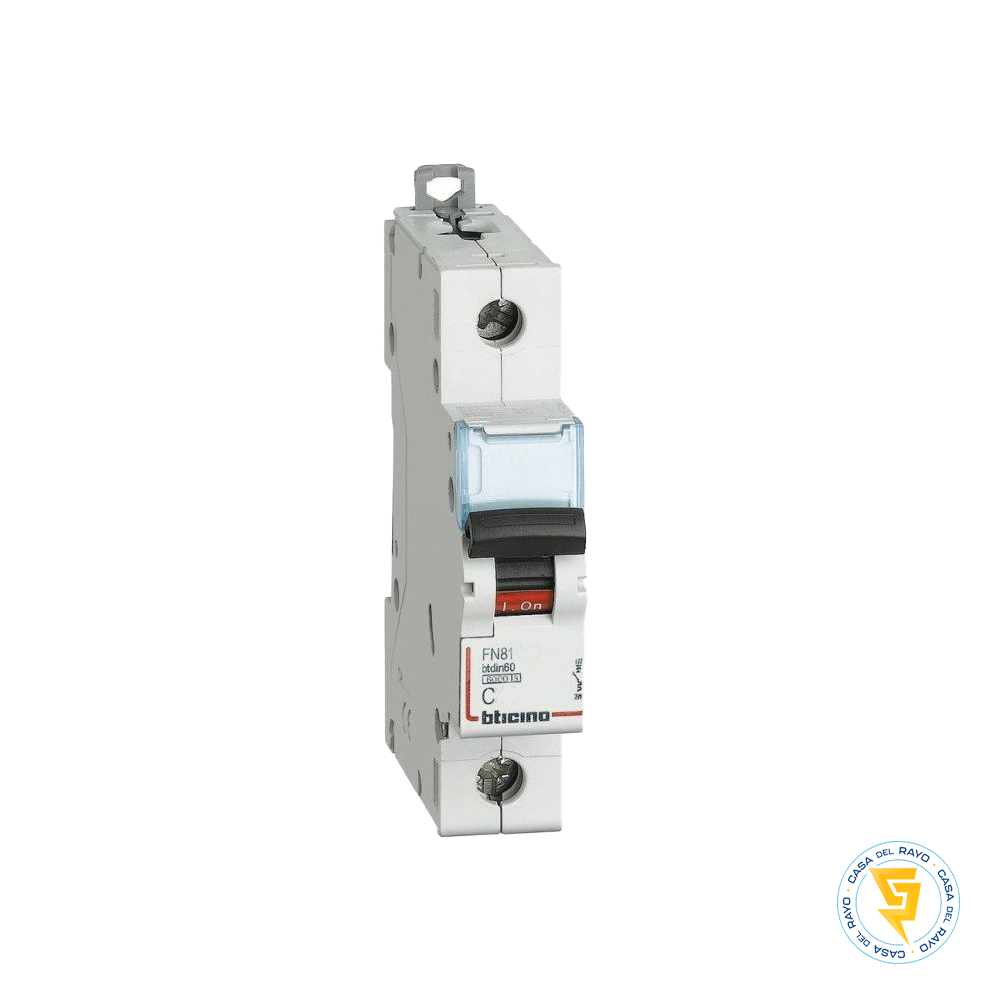 AUTOMATICO MONOFASICO 1X6A BTICINO  / CURVA C - 6K