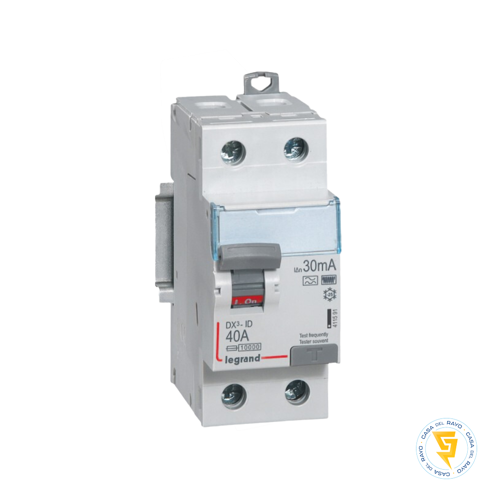 INTERRUPTOR DIFERENCIAL 40A 2P 30mA LEGRAND