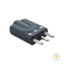 ENCHUFE MACHO VOLANTE CONVERTIBLE 2P+T 10A GRIS BTICINO