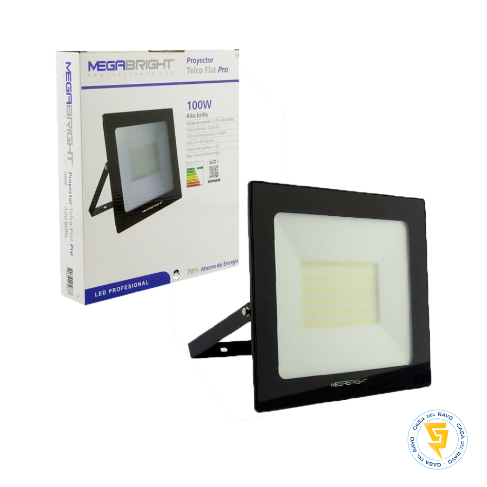 PROYECTOR LED IP65 100W MEGABRIGHT 6.000K