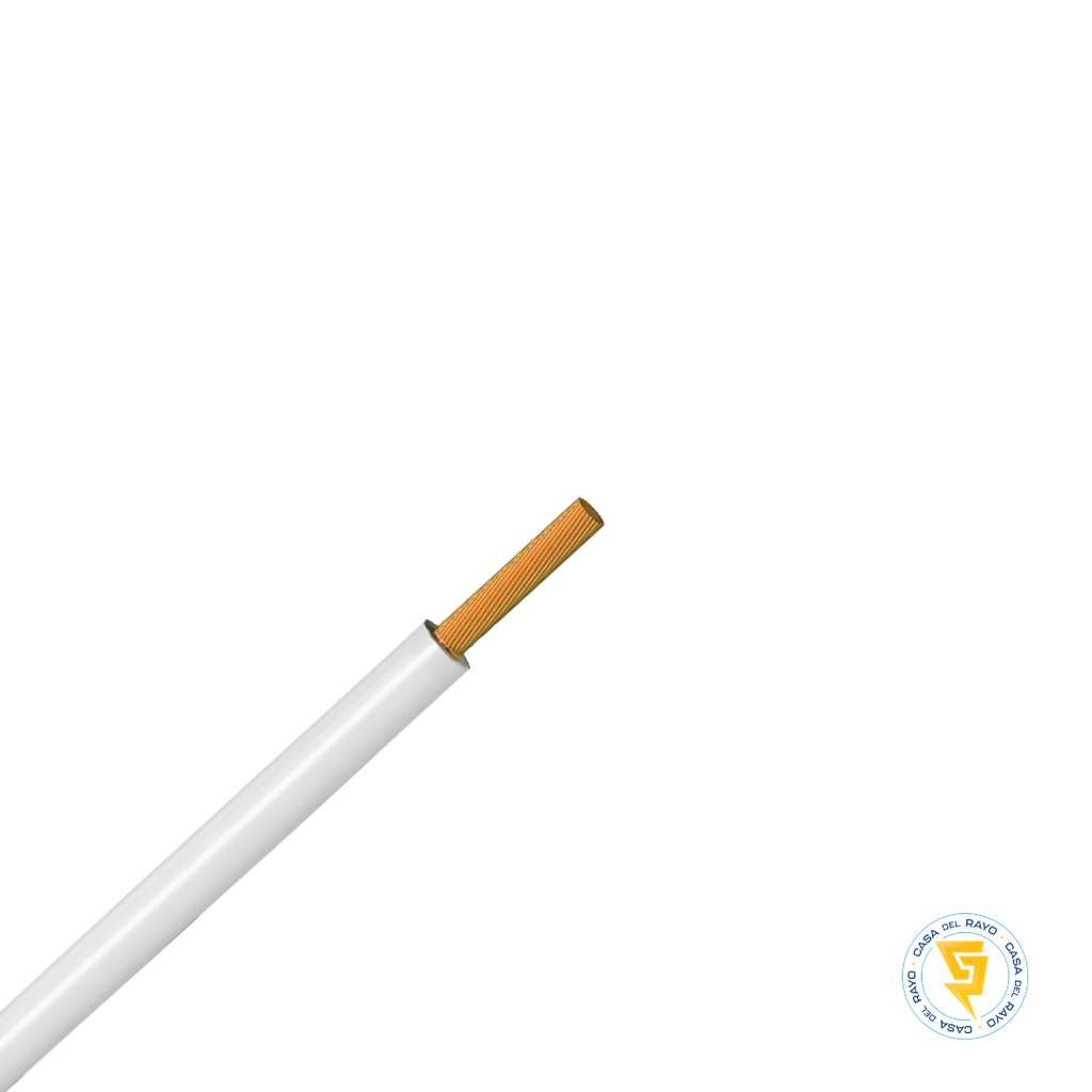 CABLE EVA 4MM BLANCO LIBRE DE HALOGENO