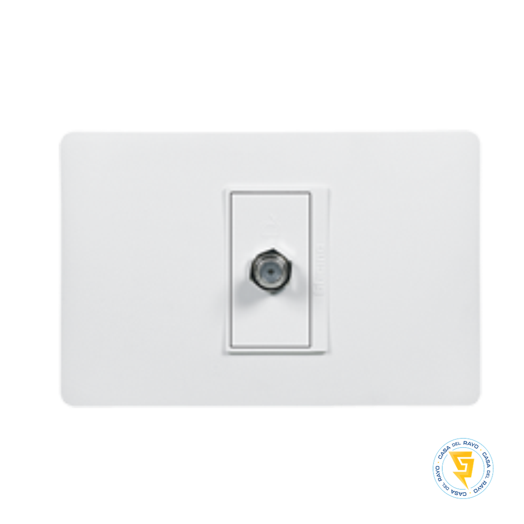 TOMA TV COAXIAL TIPO F LUZICA BTICINO