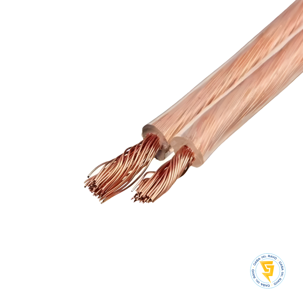 CABLE PARALELO 2X20AWG TRANSPARENTE