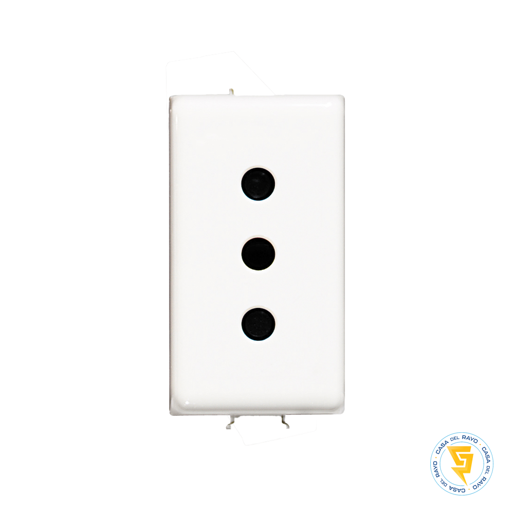 MODULO ENCHUFE 2P+T 10A MATIX BTICINO