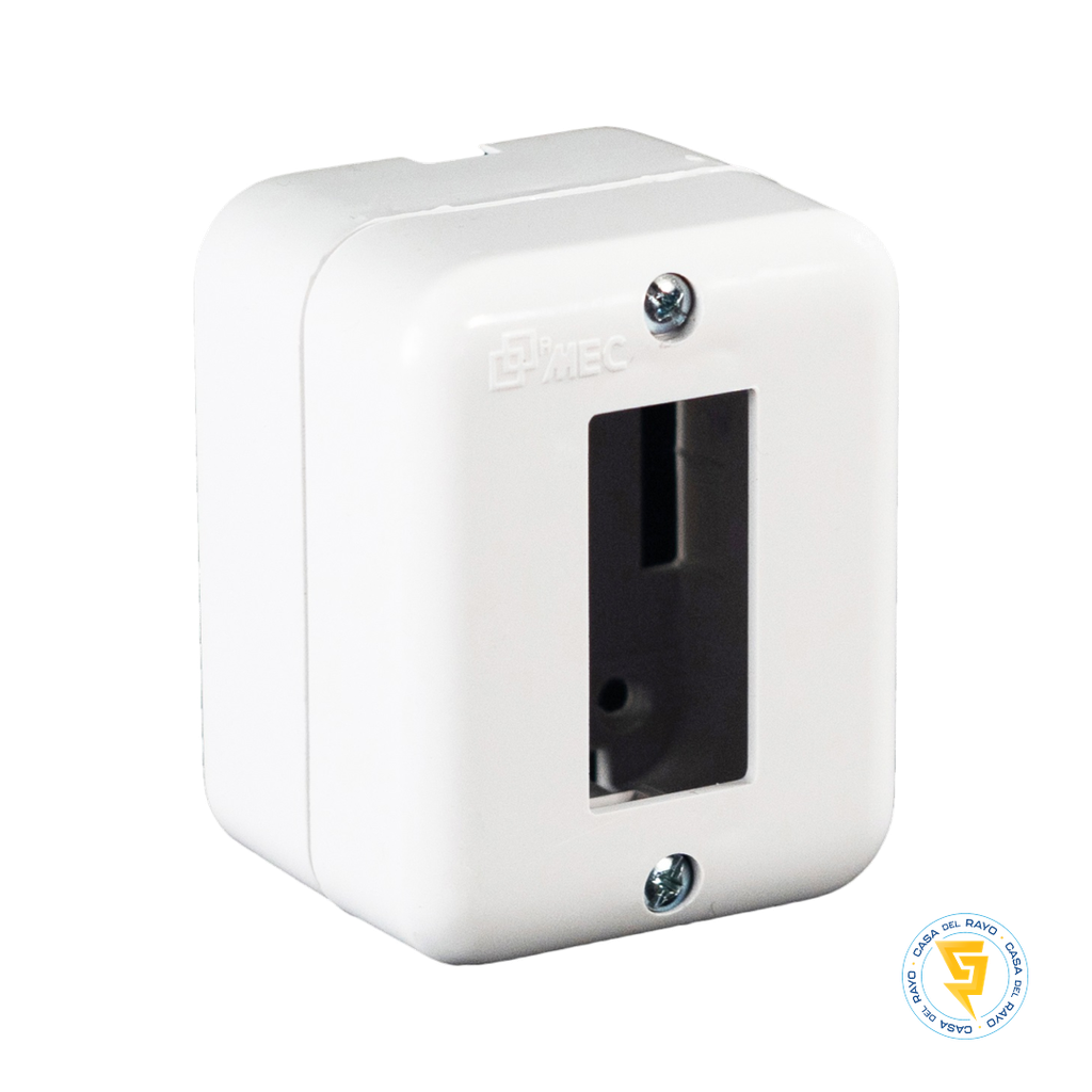 CASQUETE 1 MODULO SOBREPUESTO ARIS BLANCO MEC