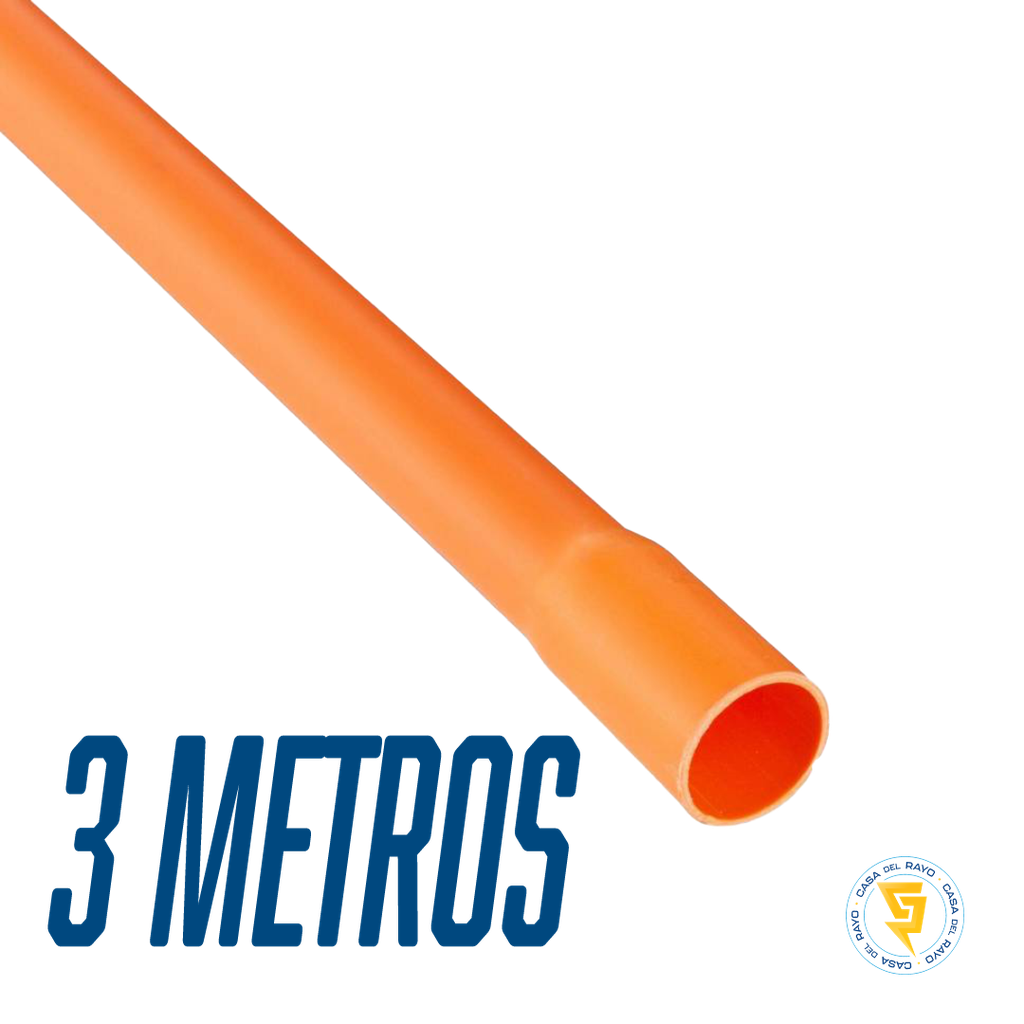 TUBO CONDUIT PVC 50MM X 3MTR (1.1/2")