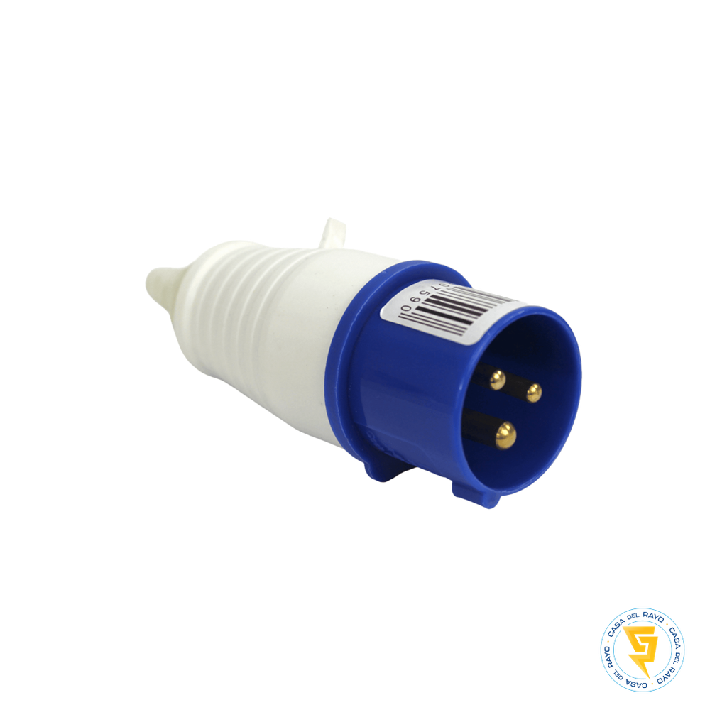 ENCHUFE MACHO VOLANTE INDUSTRIAL 2P+T 32A LEXO
