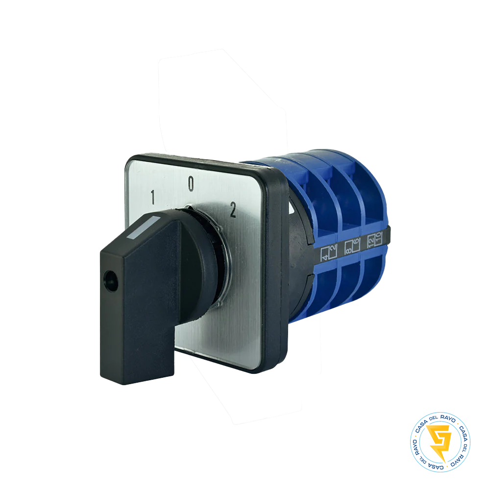 SELECTOR CONMUTADOR 3 POSICIONES 1-0-2 25A LEXO