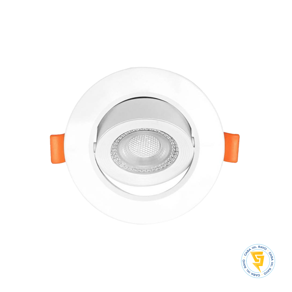 FOCO EMBUTIDO BASCULANTE LED 6.5W 5.500k MEGABRIGHT
