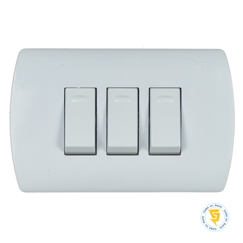INTERRUPTOR 9/32 ARIS BLANCO MEC