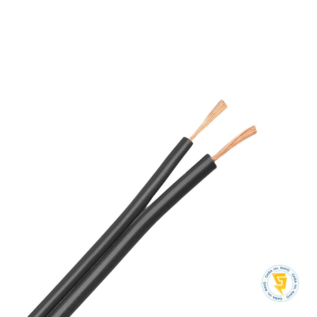 CABLE PARALELO 2X20AWG NEGRO