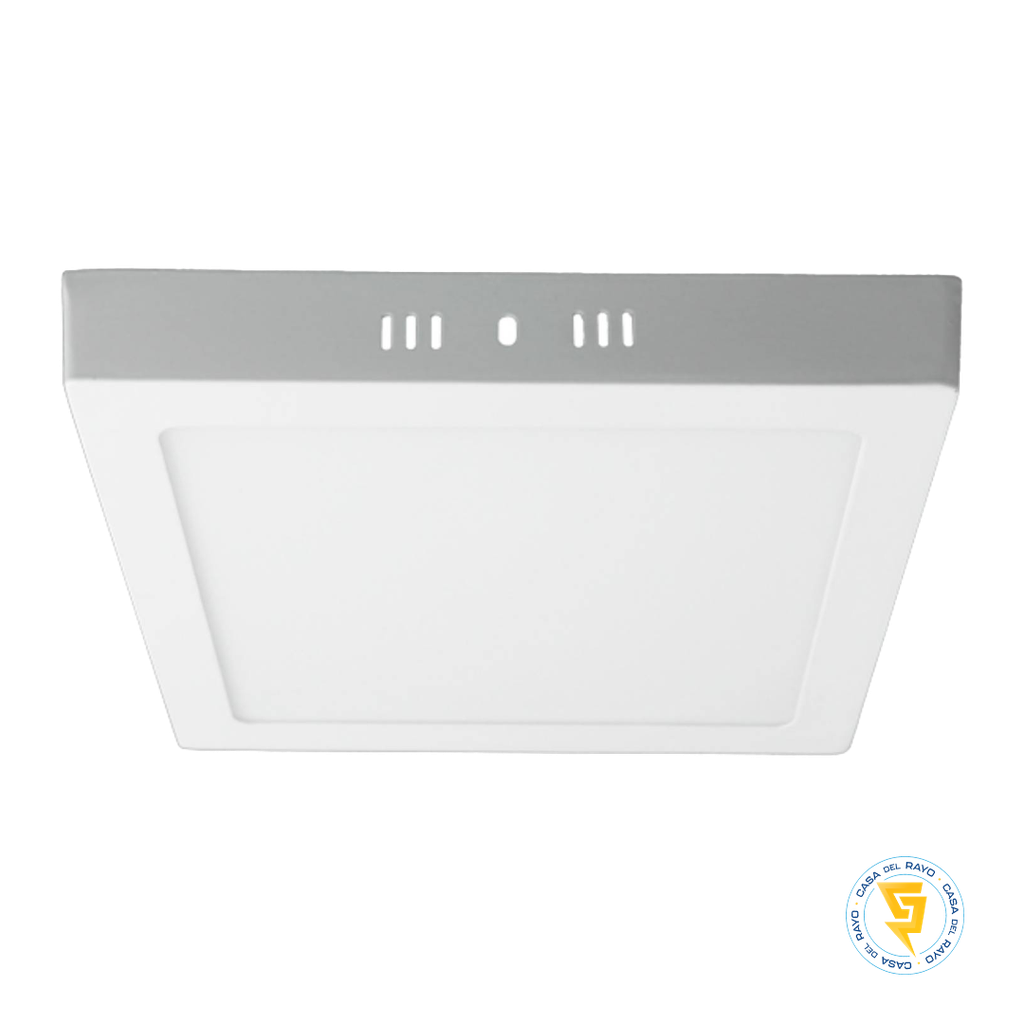 PANEL LED SOBREPUESTO CUADRADO 12W MEGABRIGHT 6.000K