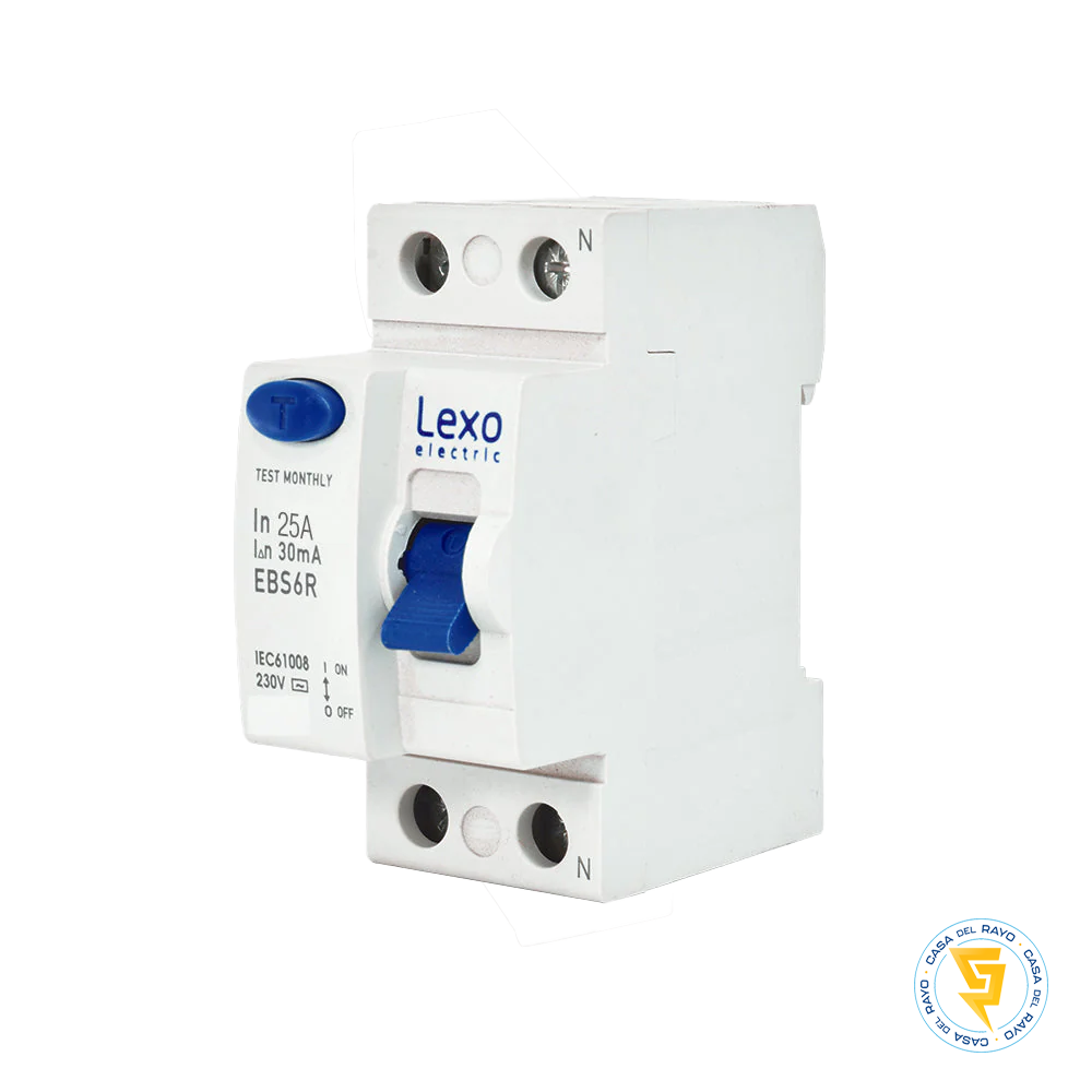 INTERRUPTOR DIFERENCIAL 25A 2P 30mA LEXO