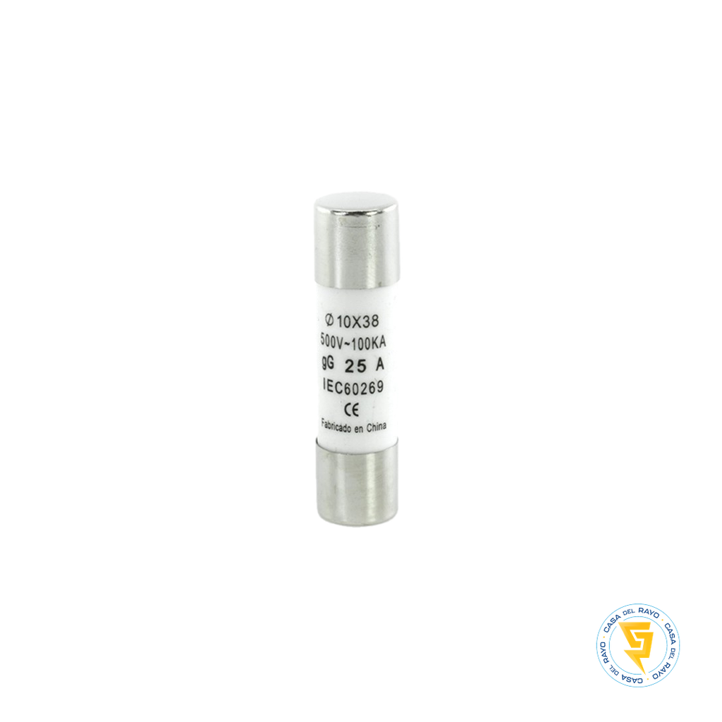 FUSIBLE PARA TABLERO 10X38  25A